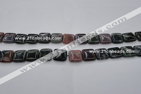 CAG6778 15.5 inches 12*12mm square Indian agate beads wholesale