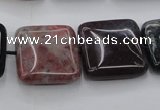 CAG6779 15.5 inches 14*14mm square Indian agate beads wholesale