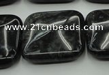 CAG6785 15.5 inches 25*25mm square Indian agate beads wholesale