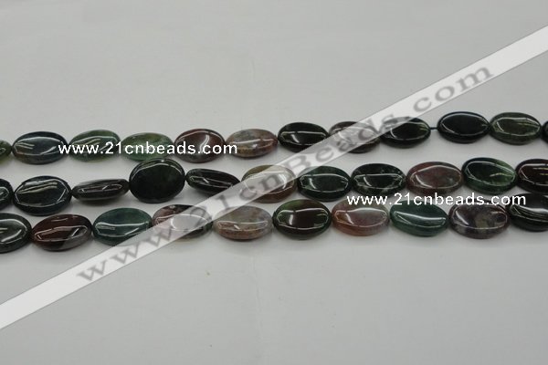 CAG6795 15.5 inches 10*14mm oval Indian agate beads wholesale