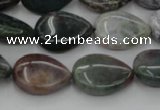 CAG6802 15.5 inches 12*16mm flat teardrop Indian agate beads