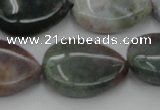 CAG6805 15.5 inches 18*25mm flat teardrop Indian agate beads