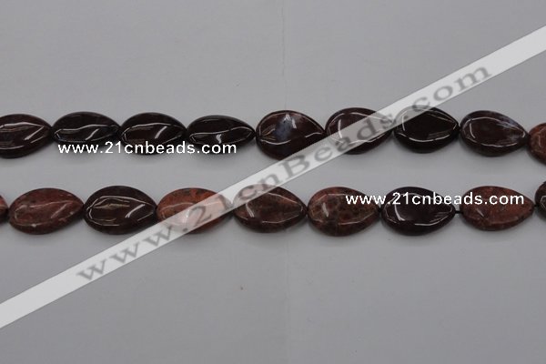 CAG6807 15.5 inches 18*25mm flat teardrop Indian agate beads