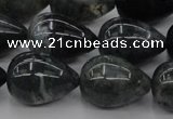 CAG6826 15.5 inches 13*18mm teardrop Indian agate beads wholesale