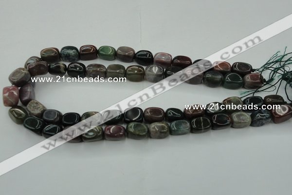 CAG6834 15.5 inches 10*15mm nuggets Indian agate beads wholesale