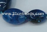 CAG6864 15.5 inches 10*14mm - 20*30mm rice dragon veins agate beads