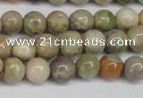 CAG7001 15.5 inches 6mm round ocean agate gemstone beads