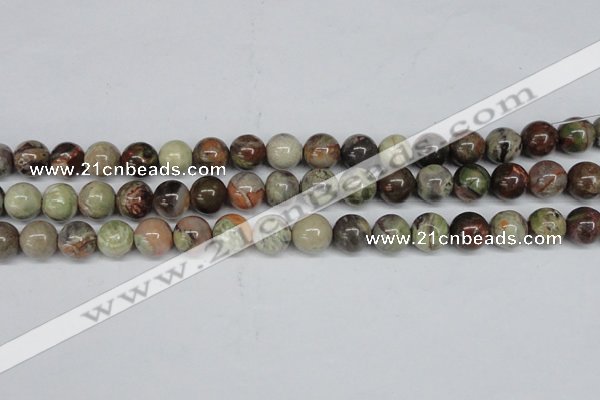 CAG7003 15.5 inches 10mm round ocean agate gemstone beads