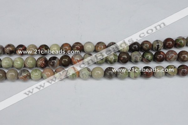 CAG7004 15.5 inches 12mm round ocean agate gemstone beads