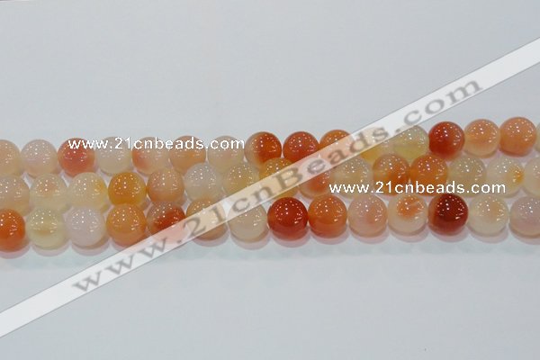 CAG7135 15.5 inches 14mm round red agate gemstone beads