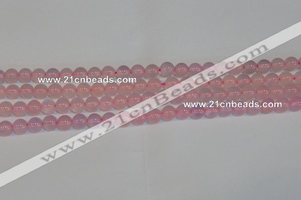 CAG7151 15.5 inches 8mm round pink agate gemstone beads