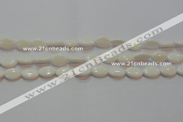 CAG7229 15.5 inches 12*16mm marquise white agate gemstone beads