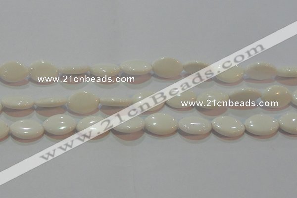 CAG7231 15.5 inches 15*20mm marquise white agate gemstone beads