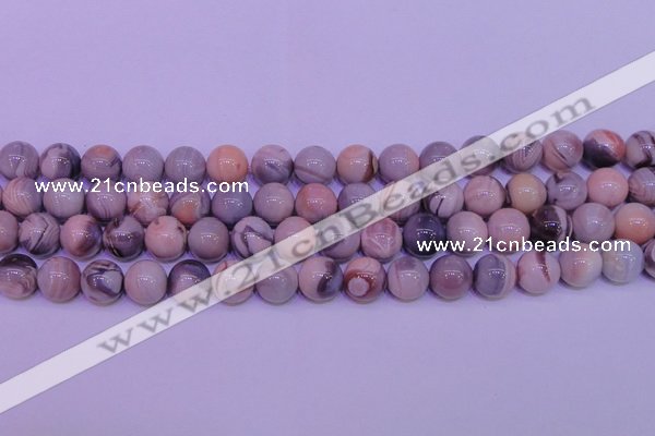 CAG7304 15.5 inches 12mm round red botswana agate gemstone beads