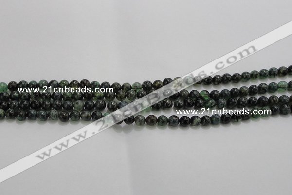 CAG7320 15.5 inches 4mm round dragon veins agate beads wholesale