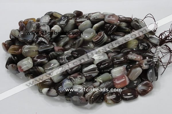 CAG738 15.5 inches 12*16mm rectangle botswana agate beads wholesale