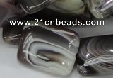 CAG741 15.5 inches 18*24mm rectangle botswana agate beads wholesale