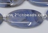 CAG7420 15.5 inches 20*38mm oval botswana agate beads