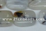 CAG7422 15.5 inches 15*20mm rectangle Montana agate beads