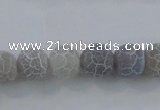 CAG7479 15.5 inches 6mm round frosted agate beads wholesale