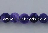 CAG7510 15.5 inches 4mm round frosted agate beads wholesale