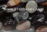 CAG757 15.5 inches 12*16mm faceted oval botswana agate beads