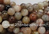 CAG763 15.5 inches 8mm round yellow agate gemstone beads wholesale