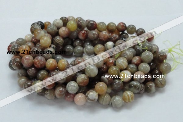 CAG766 15.5 inches 14mm round yellow agate gemstone beads wholesale