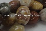 CAG774 15.5 inches 16*21mm rice yellow agate gemstone beads