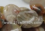 CAG778 15.5 inches 25mm flat round yellow agate gemstone beads