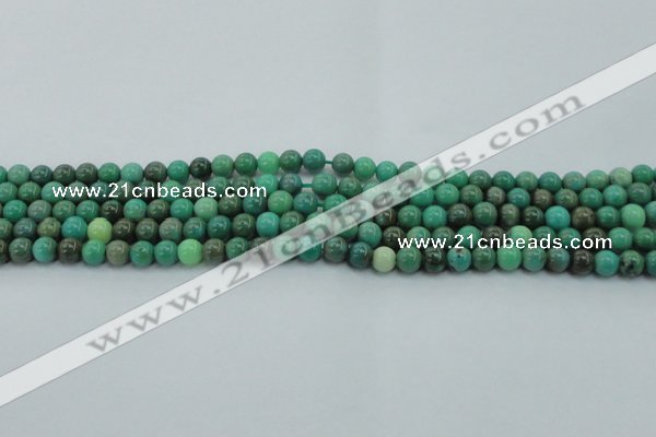 CAG7904 15.5 inches 6mm round grass agate beads wholesale