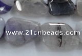 CAG8500 15.5 inches 15*20mm - 18*25mm freeform dragon veins agate beads