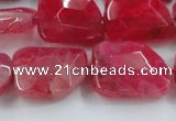 CAG8502 15.5 inches 15*20mm - 18*25mm freeform dragon veins agate beads