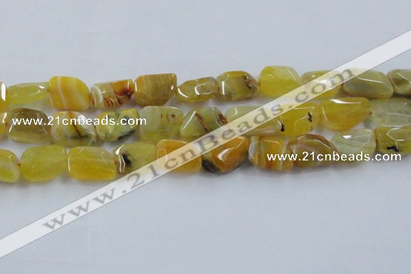 CAG8503 15.5 inches 15*20mm - 18*25mm freeform dragon veins agate beads