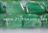 CAG8505 15.5 inches 15*20mm - 18*25mm freeform dragon veins agate beads