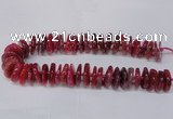 CAG8561 6*22mm - 10*26mm tyre dragon veins agate beads wholesale