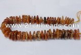 CAG8562 6*22mm - 10*26mm tyre dragon veins agate beads wholesale