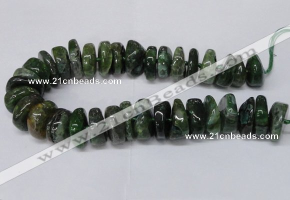 CAG8564 6*22mm - 10*26mm tyre dragon veins agate beads wholesale