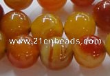 CAG863 15.5 inches 16mm round agate gemstone beads