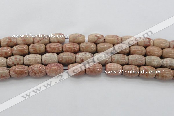 CAG8765 15.5 inches 13*18mm rice chrysanthemum agate beads