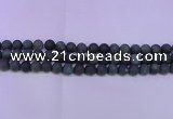 CAG8880 15.5 inches 4mm round matte moss agate beads