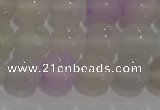 CAG8931 15.5 inches 6mm round matte colorful agate beads wholesale