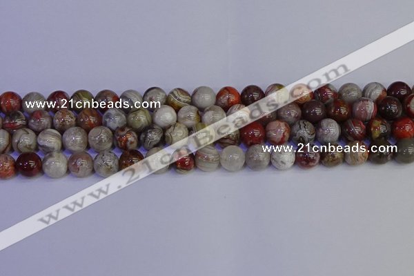 CAG9113 15.5 inches 10mm round Mexican crazy lace agate beads