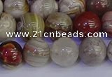 CAG9114 15.5 inches 12mm round Mexican crazy lace agate beads