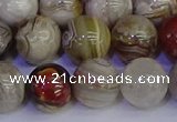 CAG9115 15.5 inches 14mm round Mexican crazy lace agate beads