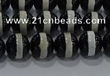 CAG9133 15.5 inches 8mm round tibetan agate beads wholesale