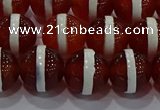 CAG9143 15.5 inches 12mm round tibetan agate beads wholesale