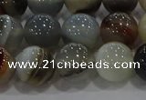 CAG9151 15.5 inches 12mm round line agate beads wholesale