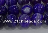 CAG9172 15.5 inches 10mm round line agate beads wholesale