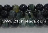 CAG9185 15.5 inches 6mm round line agate beads wholesale